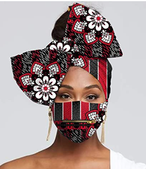Floral Turban Head Scarf