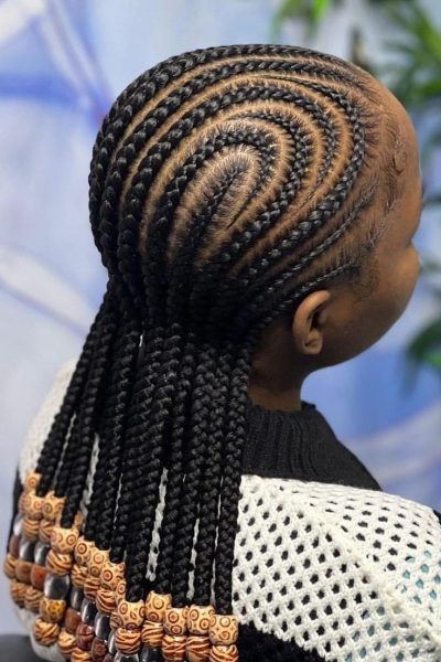 Cornrow braids 